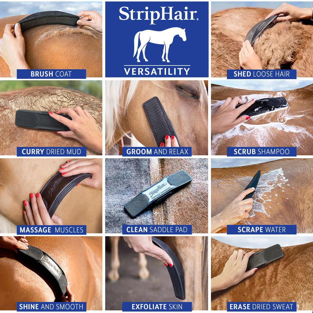 StripHair Gentle Groomer for Horses